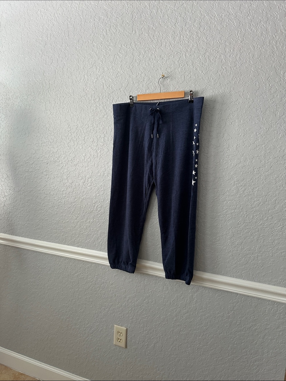 Victoria's Secret Navy Blue Star Print Joggers